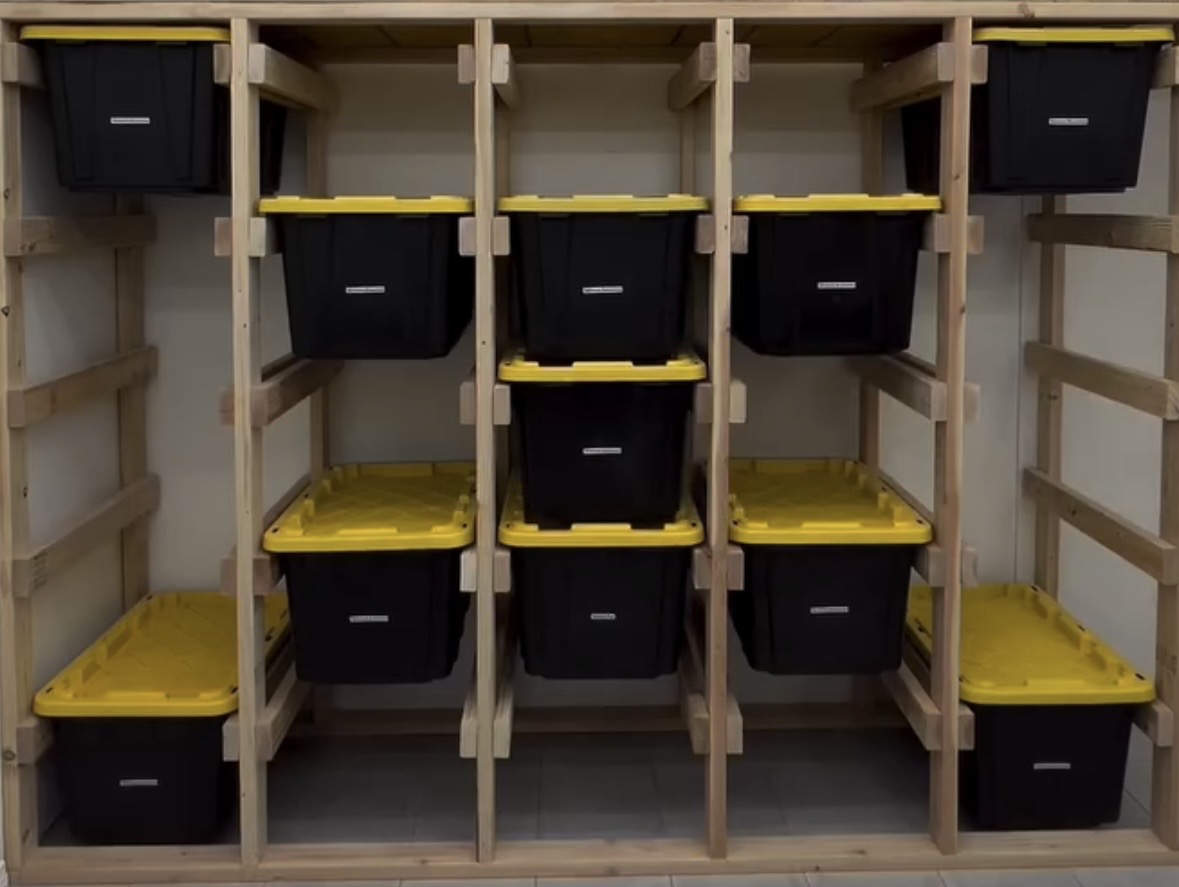Custom storage shelving